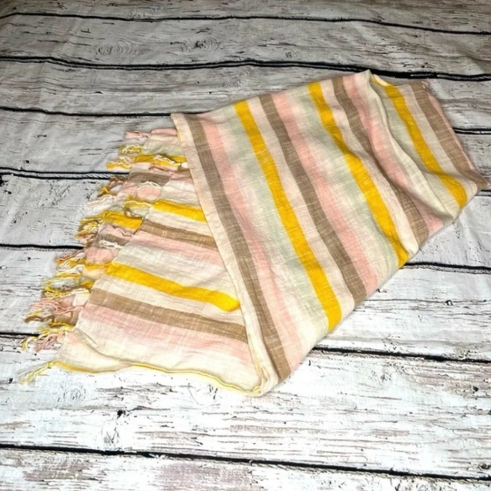 Aerie Pastel Striped Kimono Wrap